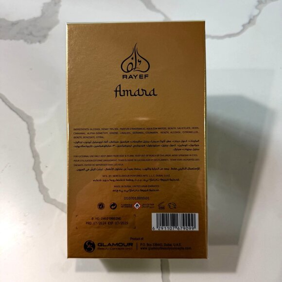 Amara by Rayef EDP Unisex 100ml Made in Dubai Authentic - Picture 4 of 5